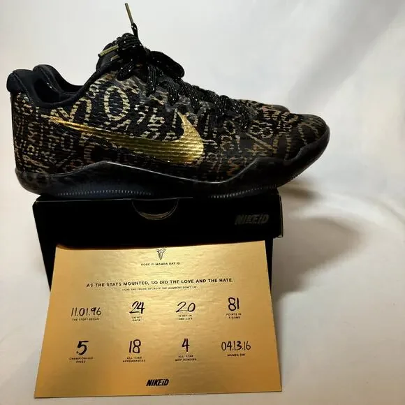 Nike Kobe 11 Mamba Day iD Men's Shoes - KOBE 11 XI - Size 10.5 - 865773 99X - Picture 11 of 15